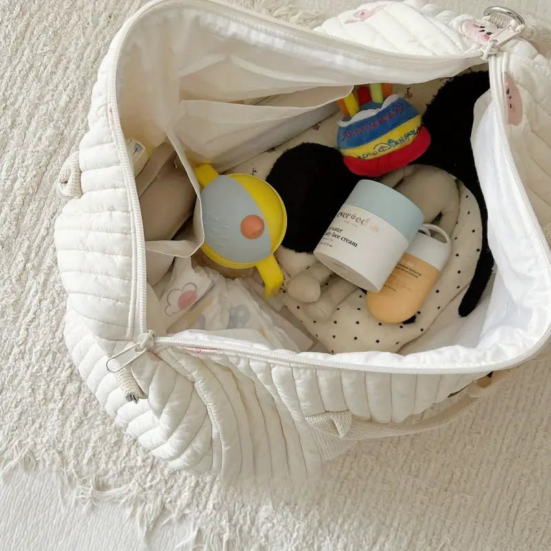 Amelia | Women's Embroidered Foldable Garment Travel Duffle Bag