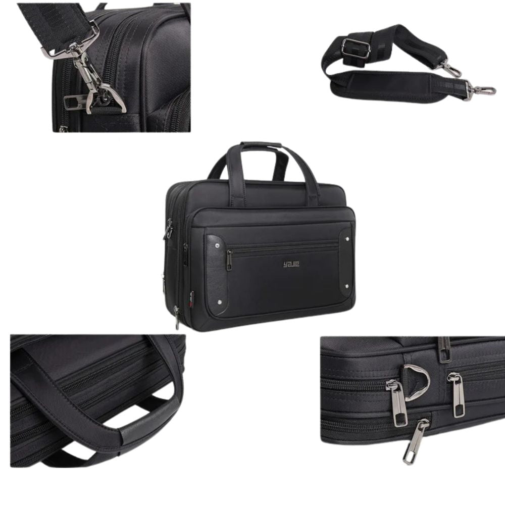 Ashton | Men's Large Capacity Business Travel Laptop Messenger Crossbody Bag