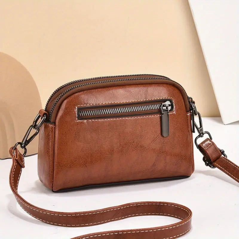 Emma | Women's Simple Leather Crossbody Sling Bag