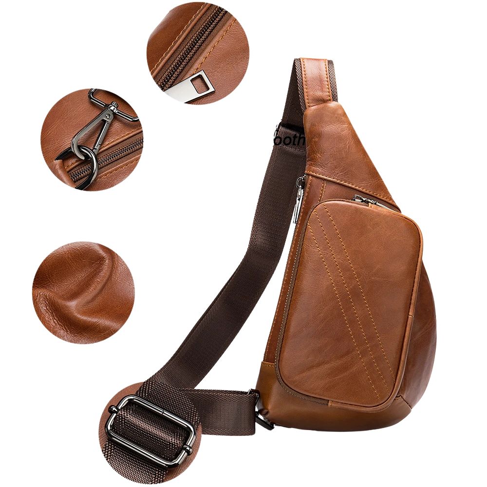 Marley | Men's Waterproof Leather Travel Crossbody Bag