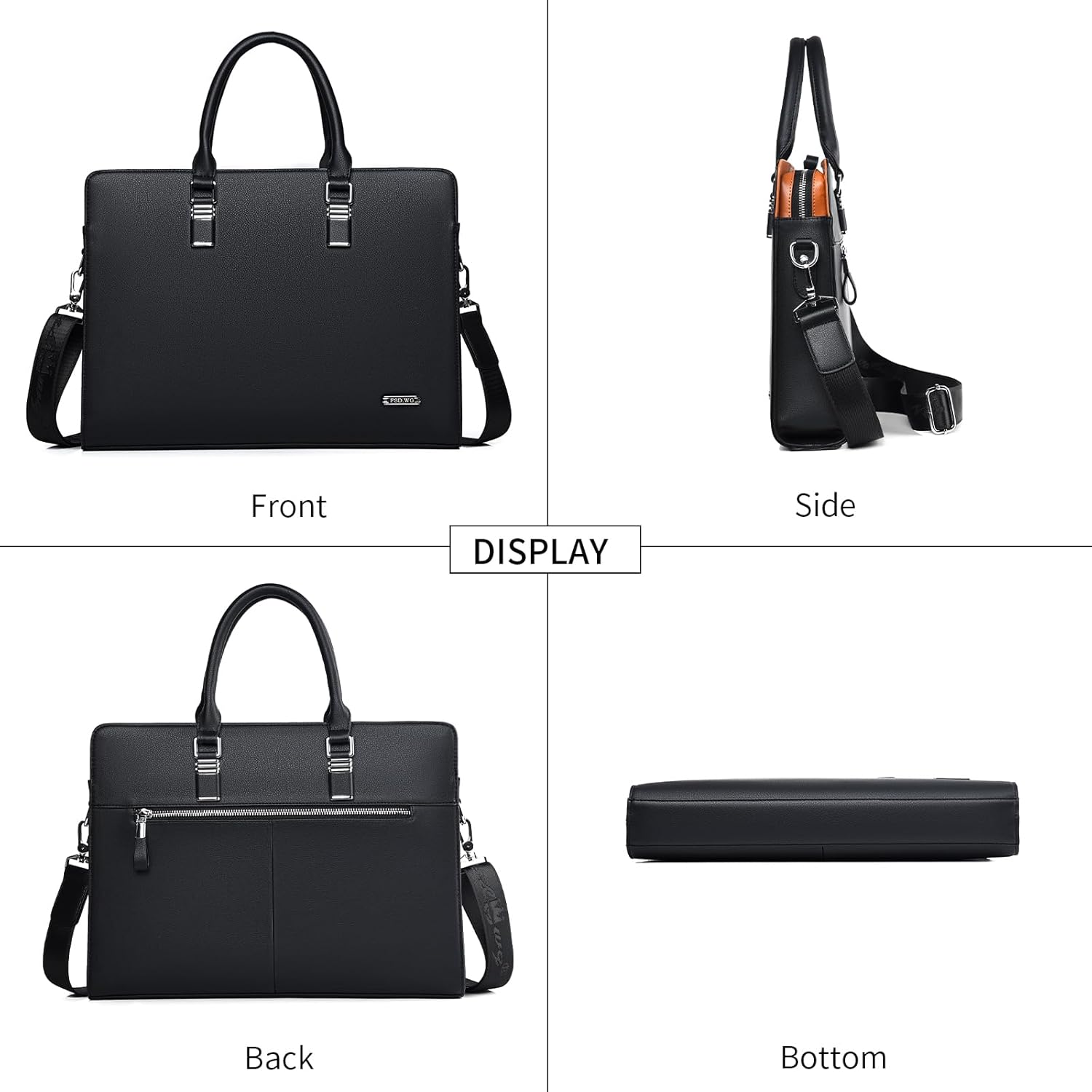 Professional Multi-Compartment Business Briefcase with Smart Storage