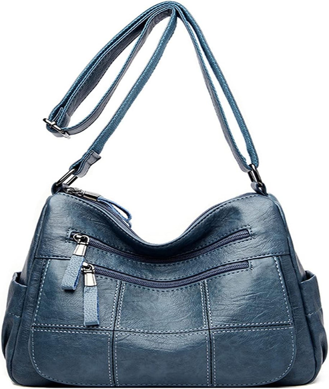 Women's Multi-Pocket Vintage Crossbody Bag