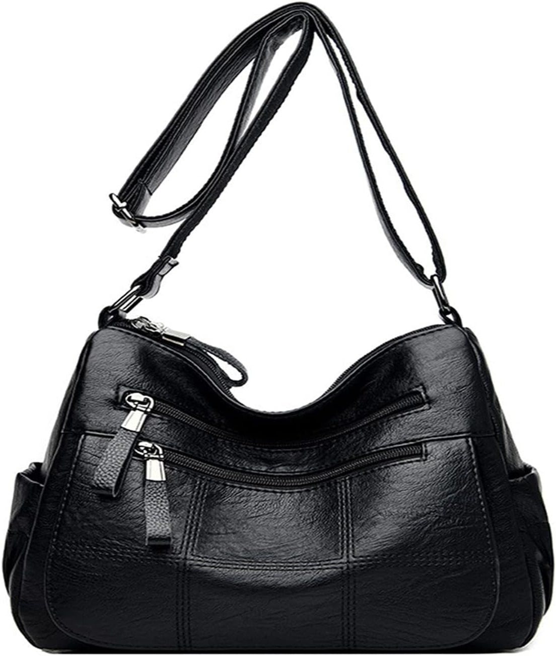 Women's Multi-Pocket Vintage Crossbody Bag