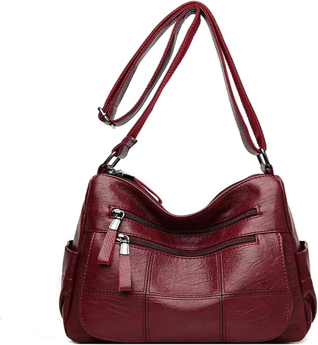 Women's Multi-Pocket Vintage Crossbody Bag