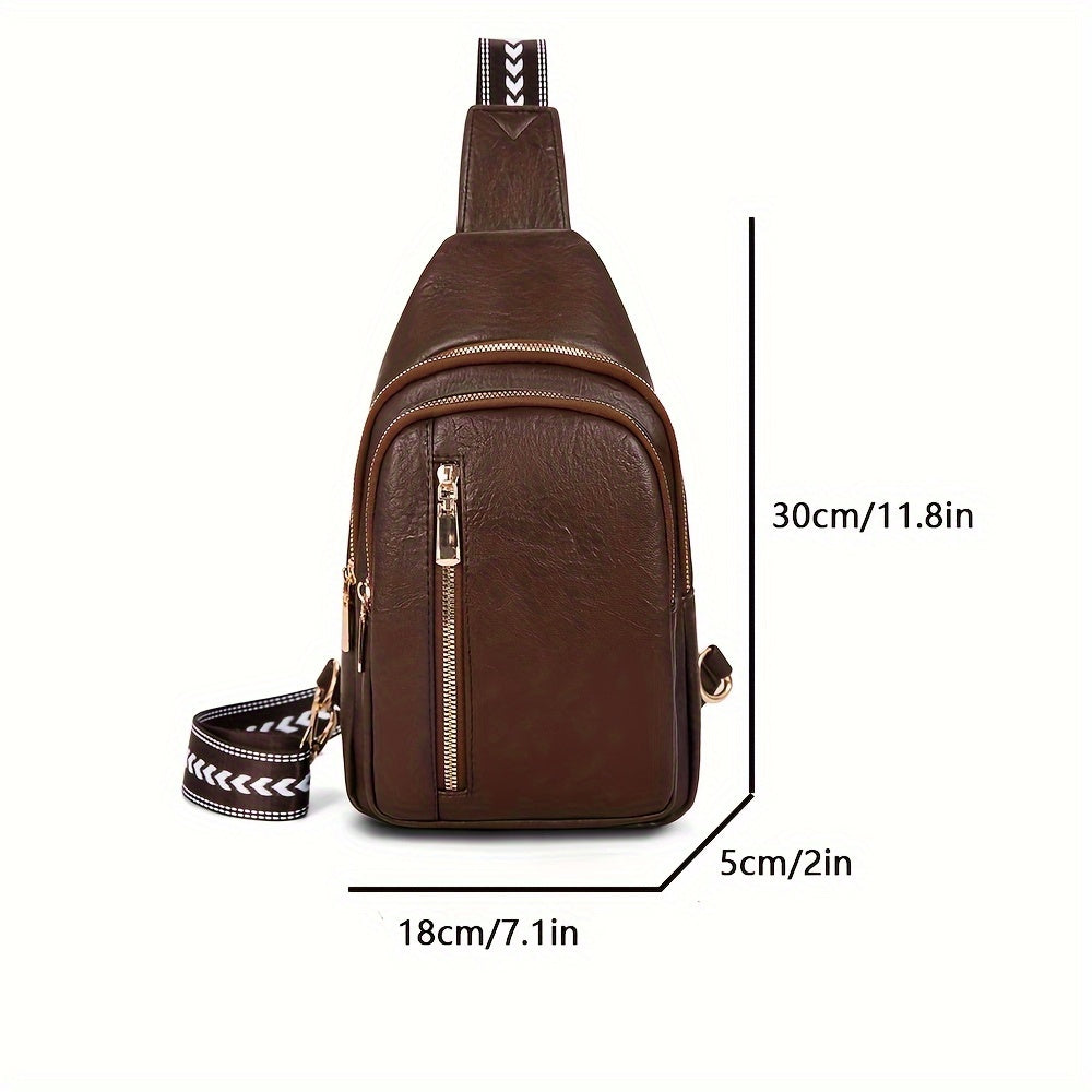 Women's Vintage Charm Large Crossbody Bag