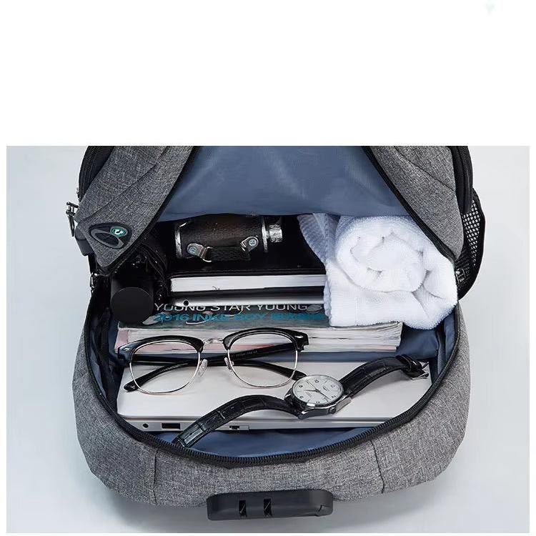 Atlas | Men's Anti-Theft Business Laptop Backpack with USB & Headphone Ports