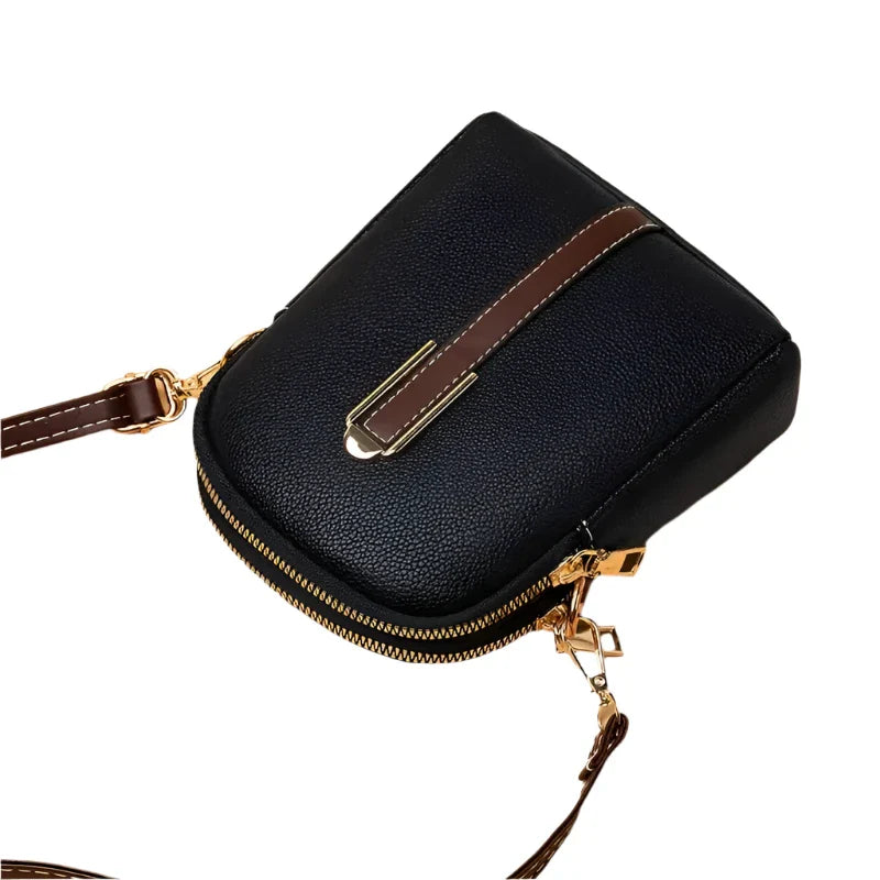 Ally | Women's Retro Mini Leather Crossbody Sling Bag