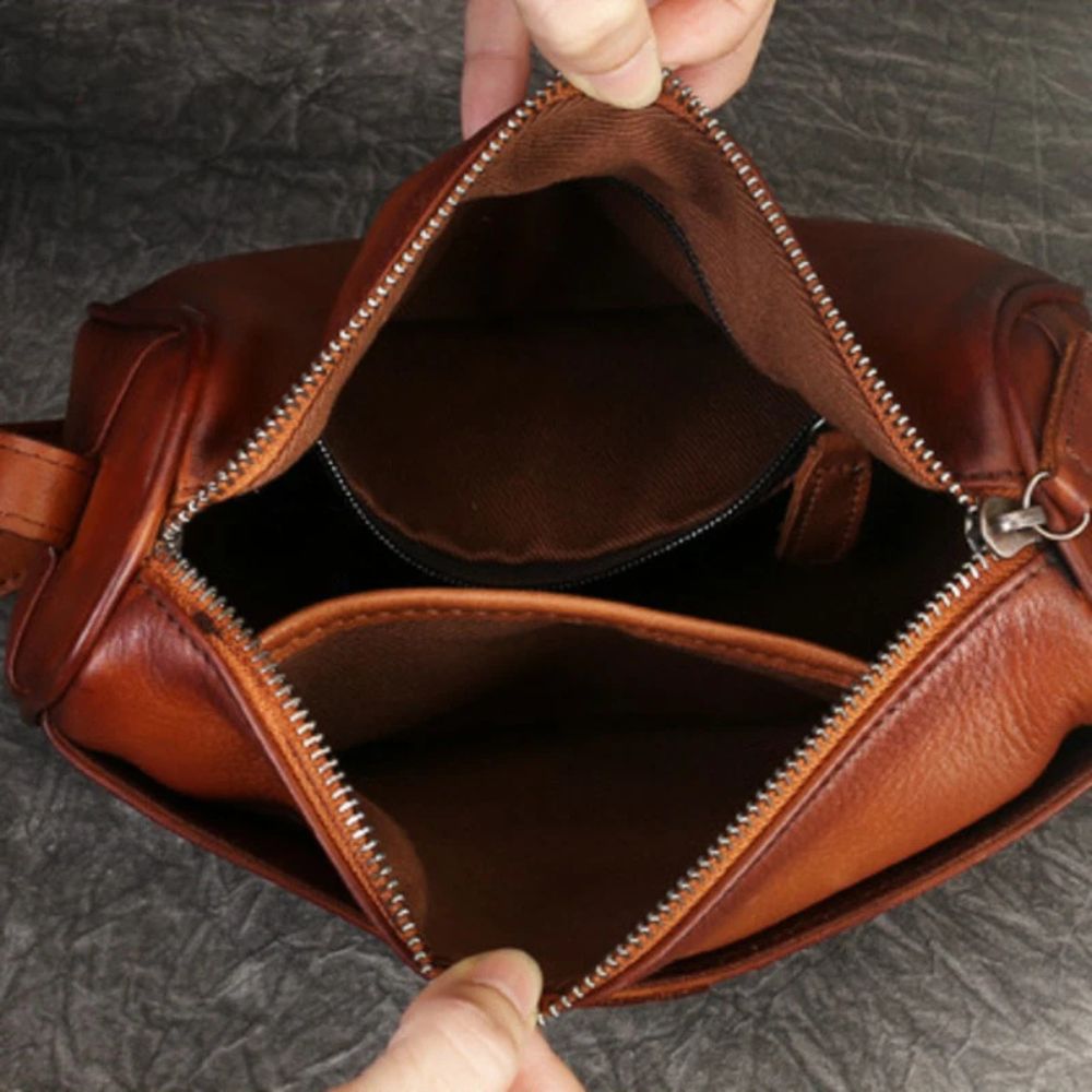 Carmen | Women's Vintage Genuine Leather Small Crossbody Bag