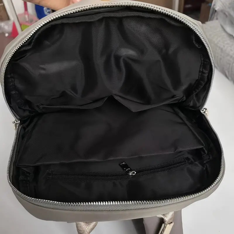 Chloe | Women's Fashion Daypack with Pleated Drawstring Travel Laptop Backpack