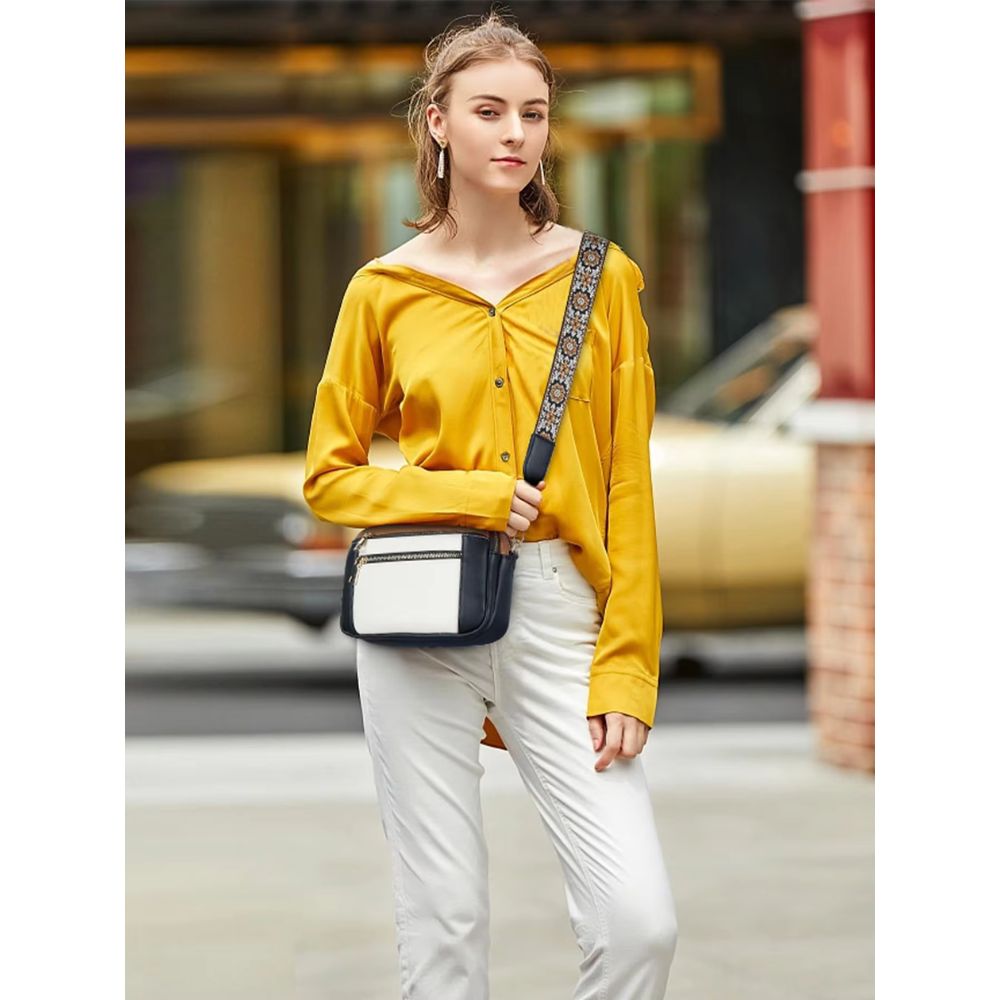 Lena | Quilted Vegan Women's Leather Travel Crossbody Bag