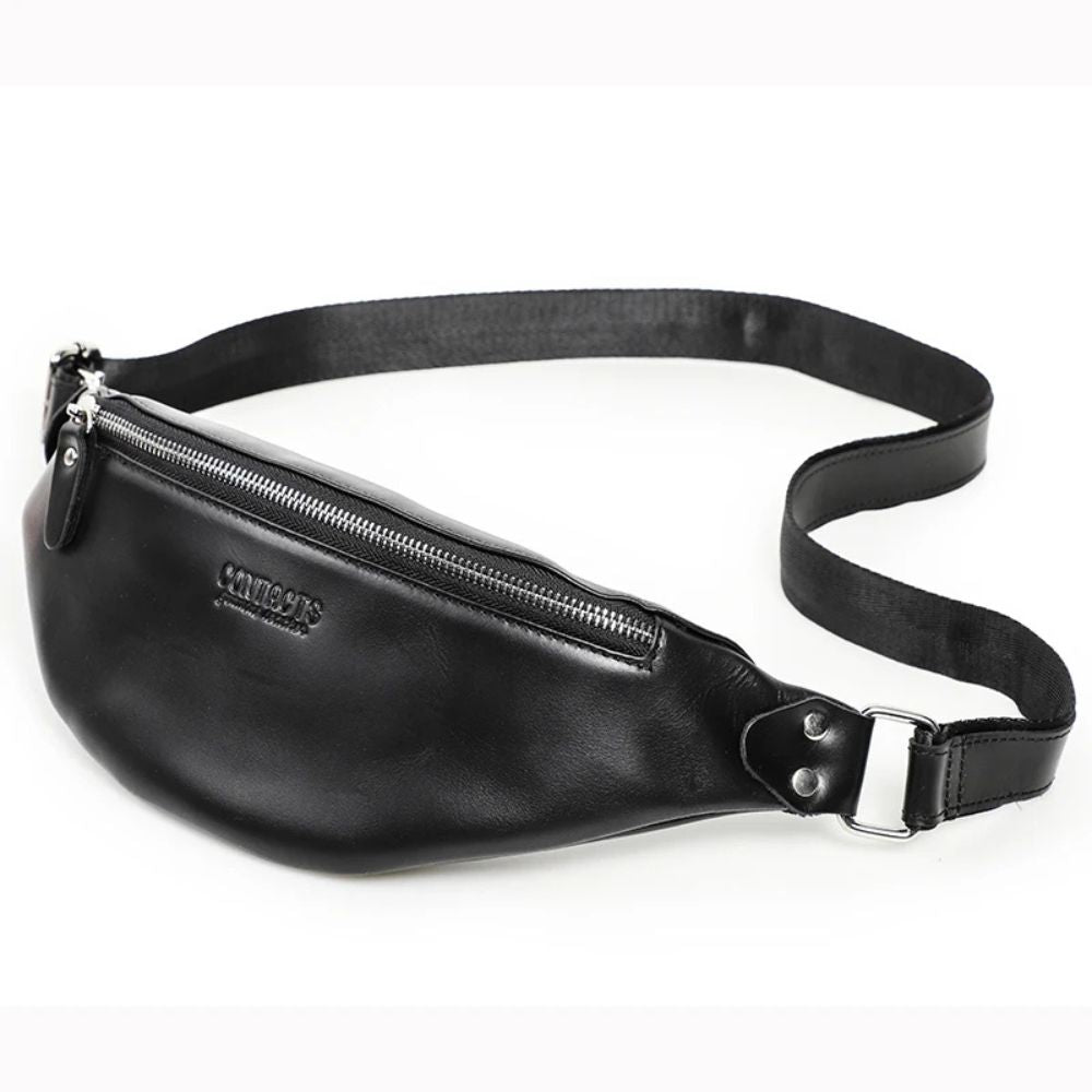 Mason | Men's Crazy Horse Leather Fanny Pack Crossbody Bum Bag