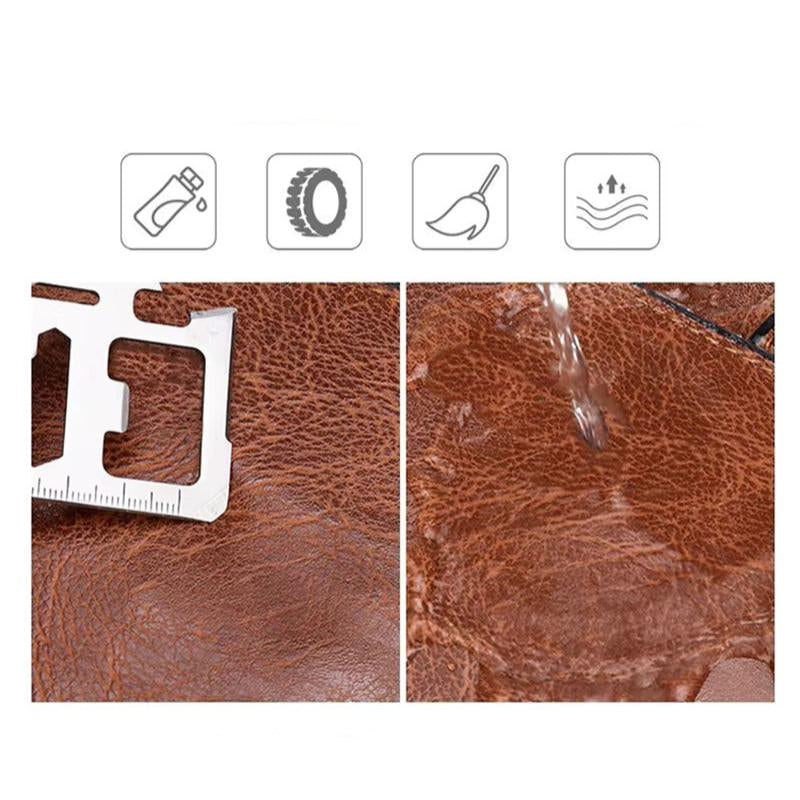 Jack | Men's Simple Large Capacity Leather Crossbody Messenger Sling Bag