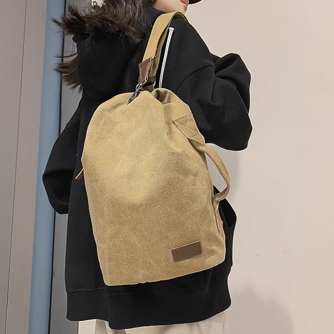 Alex | Women's Large Vintage Canvas Crossbody Messenger Sling Travel Bag