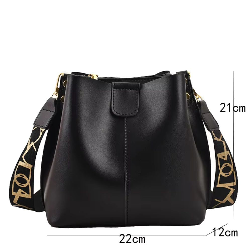 Isla | PU Leather Women's Crossbody Bucket Bag