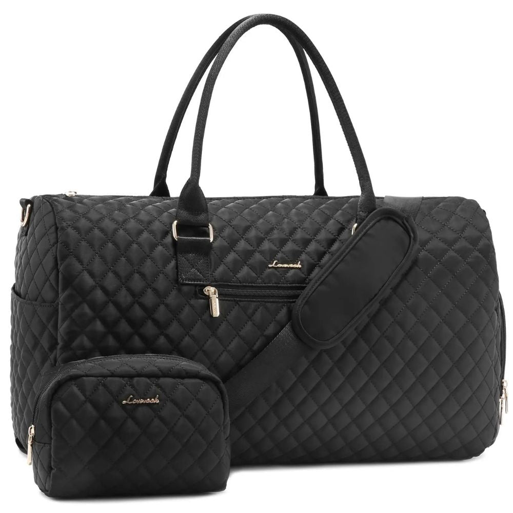 Women's Weekender Travel Duffle Bag with Toiletry Pouch