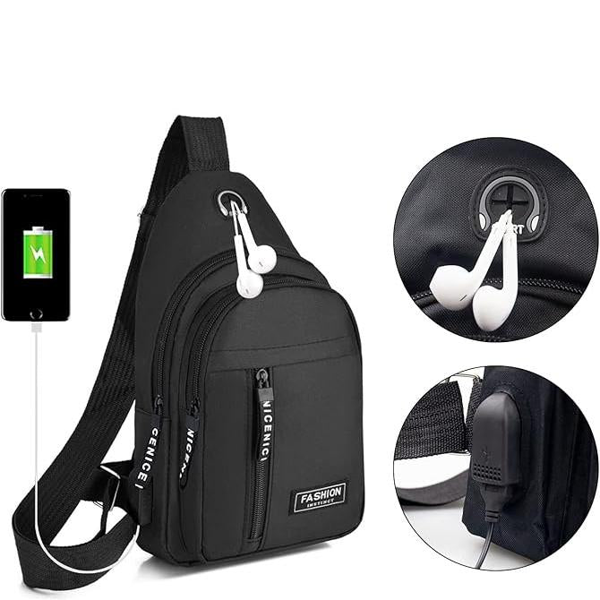 Liam | Men's Vintage Canvas Crossbody Sling Bag