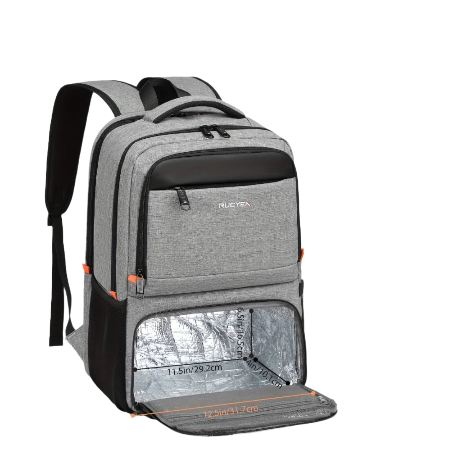 Trail | RFID-Secure Travel Backpack with Insulated Lunch Compartment