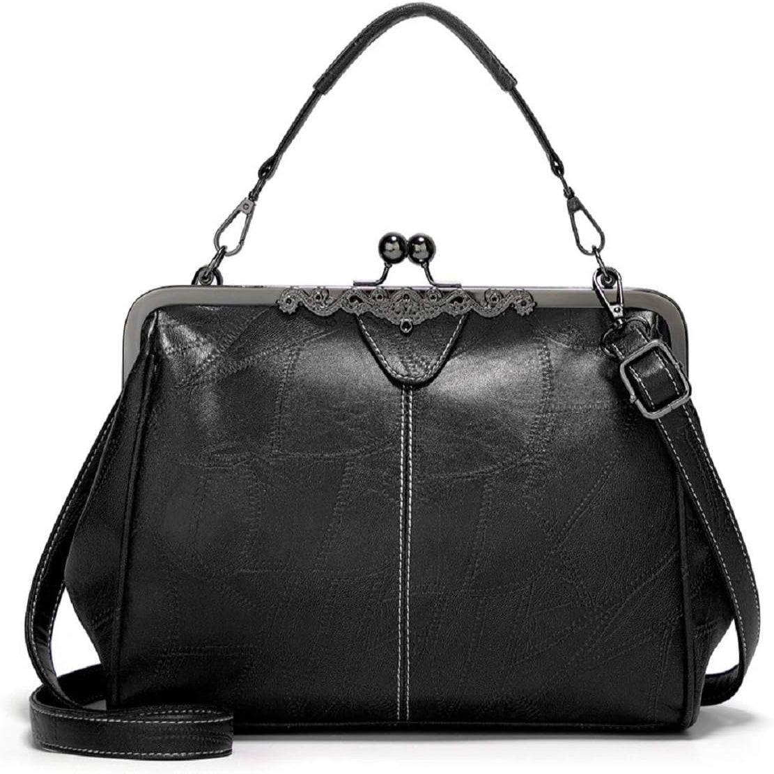 Luna | Women's Timeless Kiss-Lock Crossbody