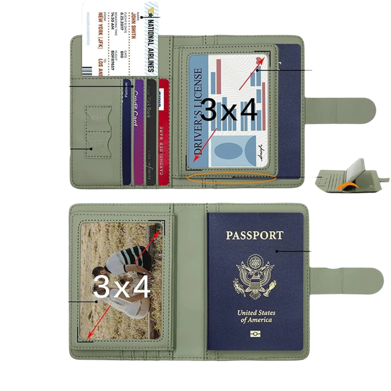 RFID Secure Passport Holder