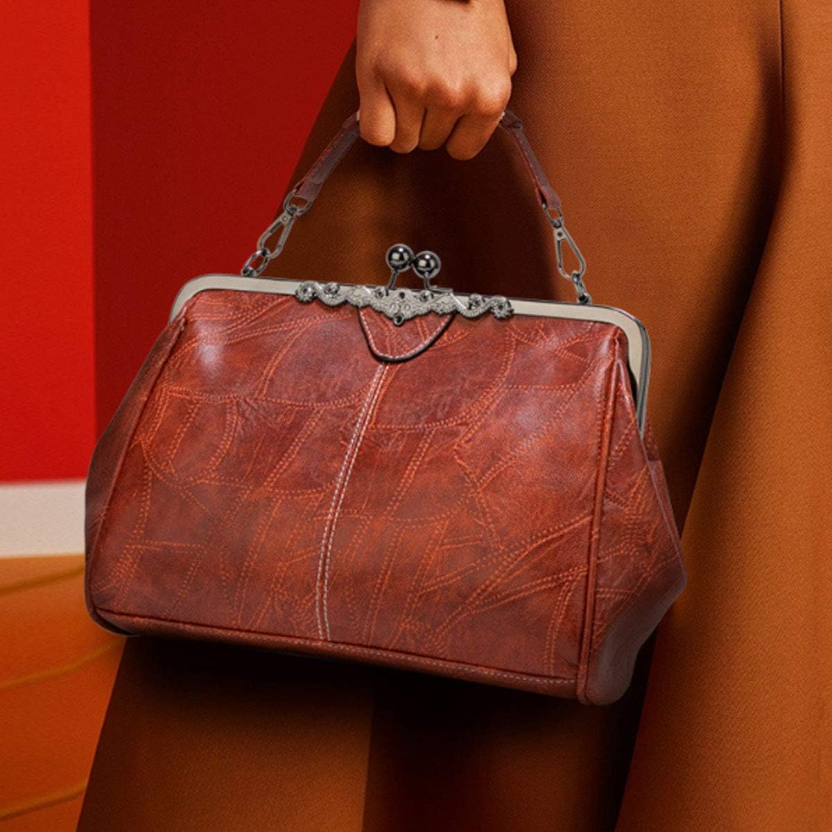 Luna | Women's Timeless Kiss-Lock Crossbody