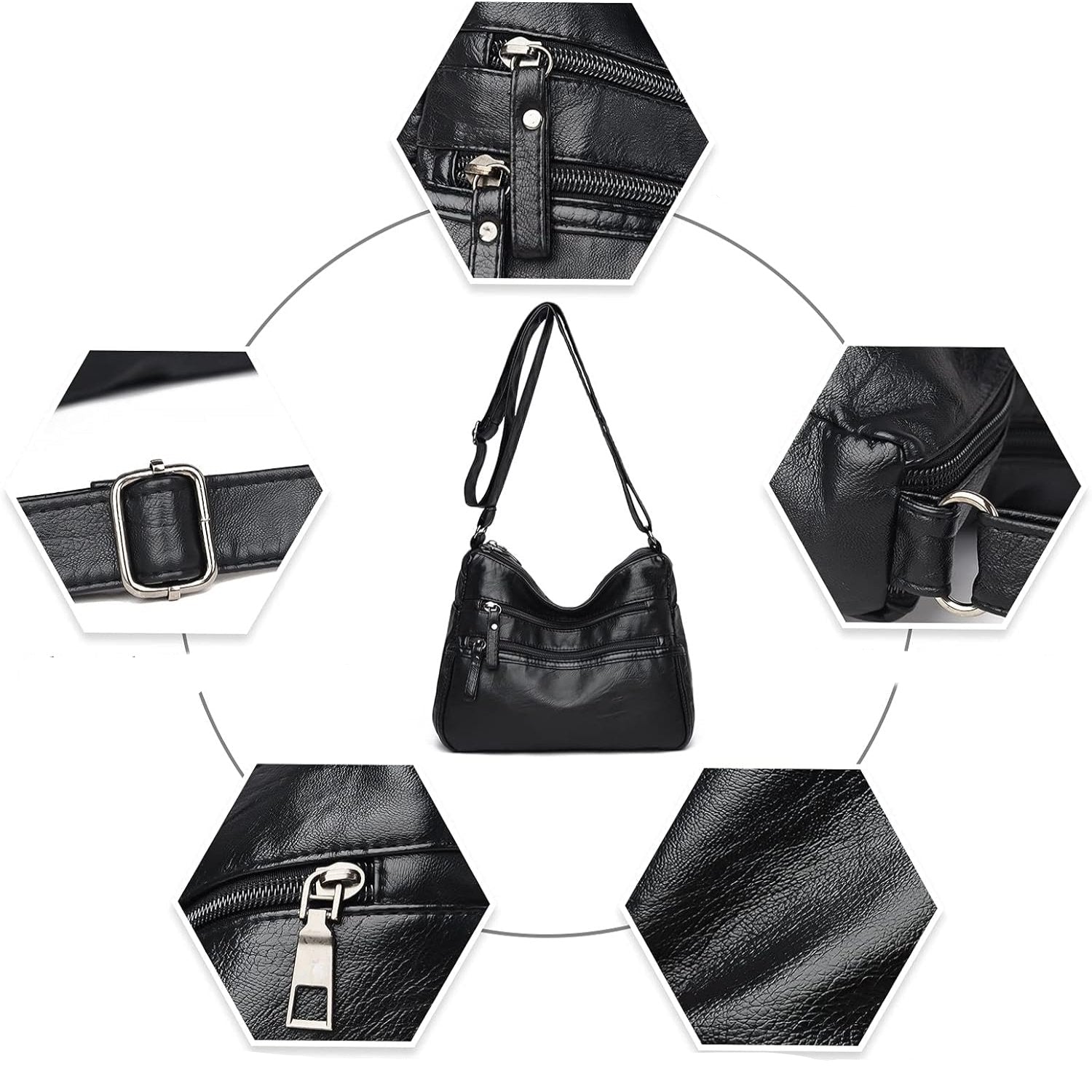 Lila | Women's Anti-Theft Crossbody Organiser Bag