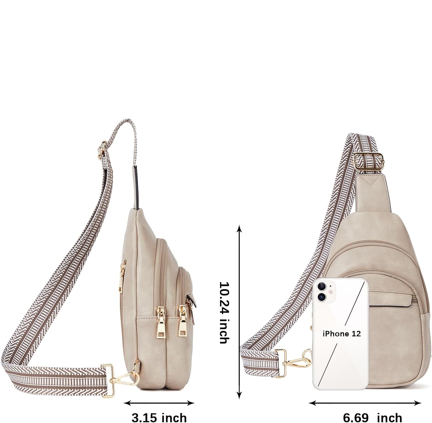 Alice | Women's Sleek Leather Crossbody Sling Bag