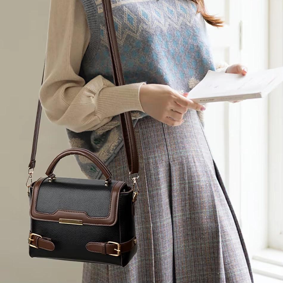 Lily | Women's Elegant Faux Leather Crossbody Handbag