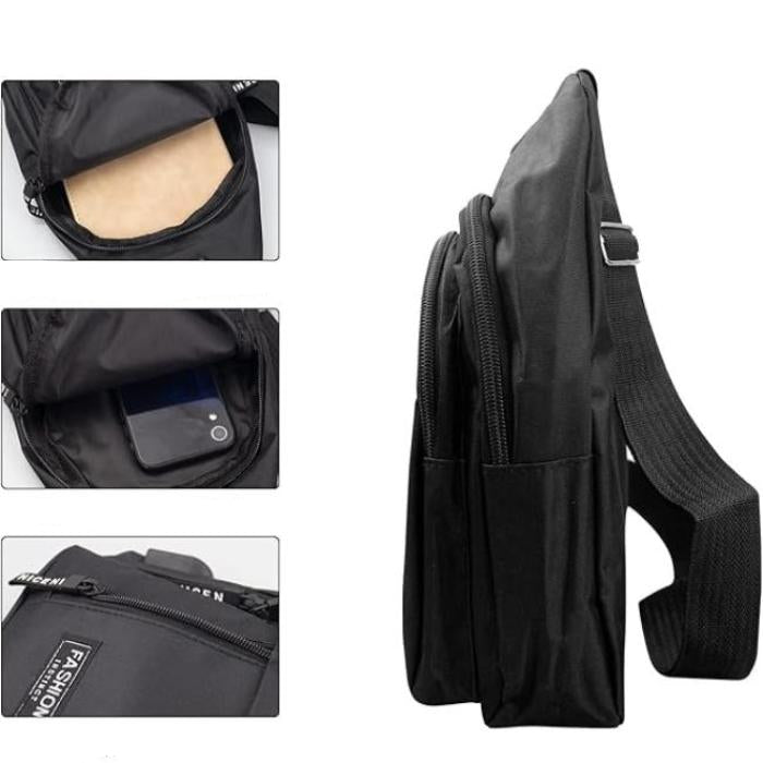 Liam | Men's Vintage Canvas Crossbody Sling Bag