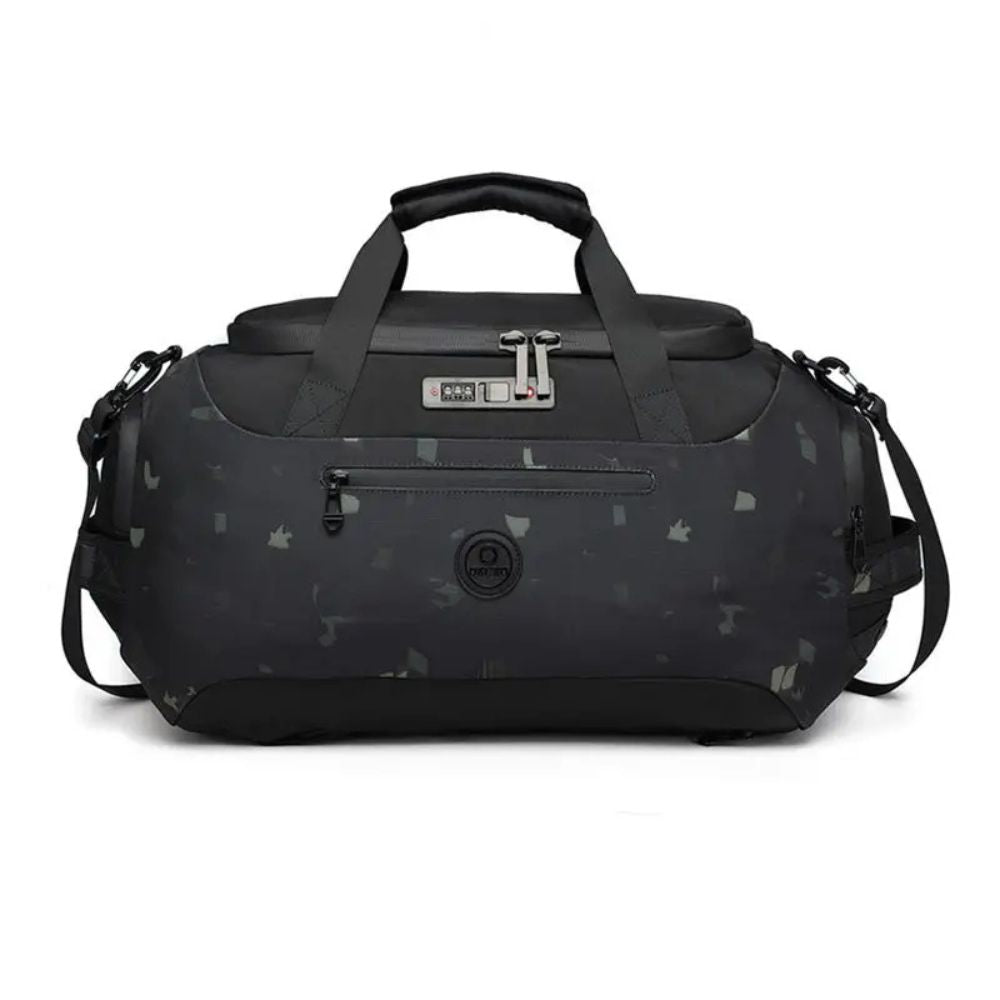 Men's Large Oxford Sports Gym Travel Duffle Bag with Wet/Dry Compartment