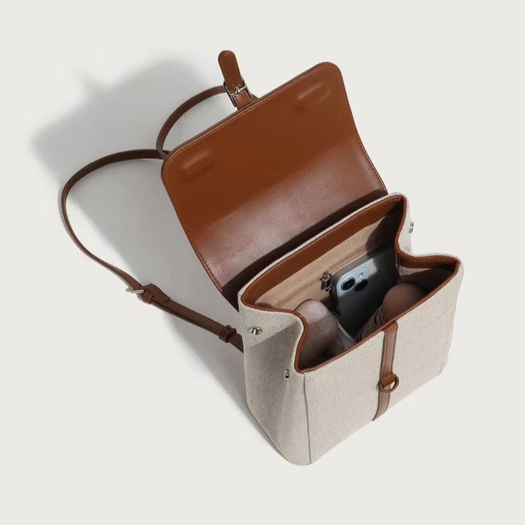 Lily | Women's Preppy Canvas Backpack