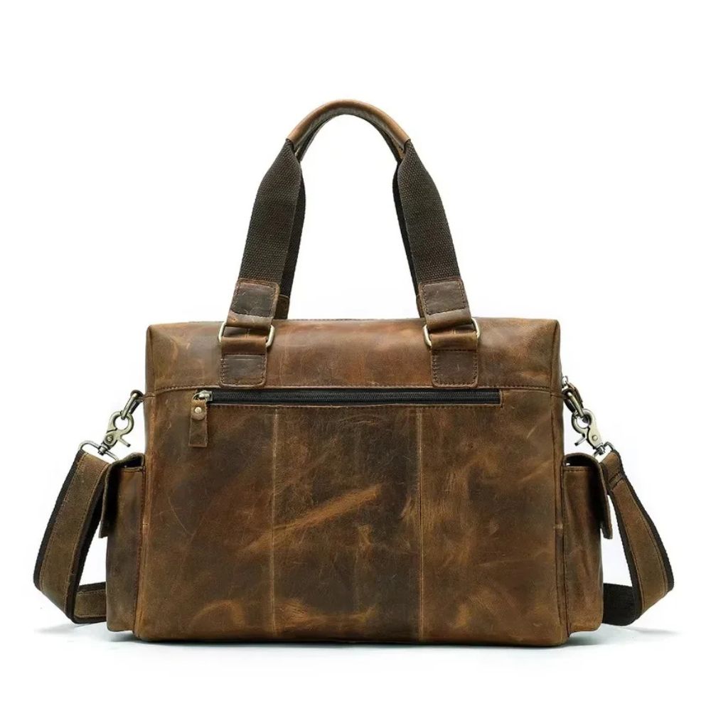 Daniel | Unisex Vintage Leather Travel Messenger Crossbody Bag