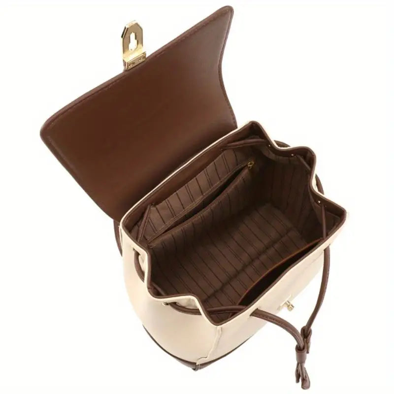 Alea | Women's Vintage Leather Drawstring Backpack