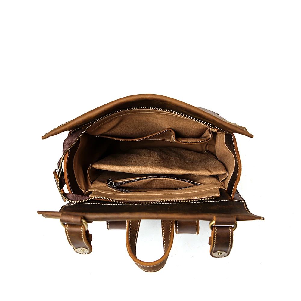 Mason | Men's Vintage Leather Travel Laptop Backpack