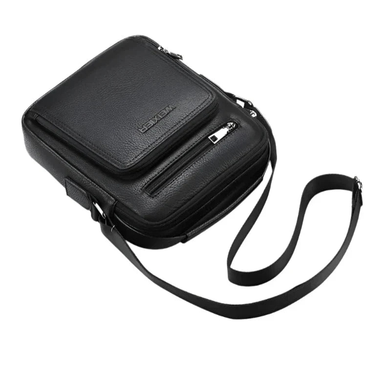 Victor | Men's Vintage Leather Small Crossbody Messenger Bag