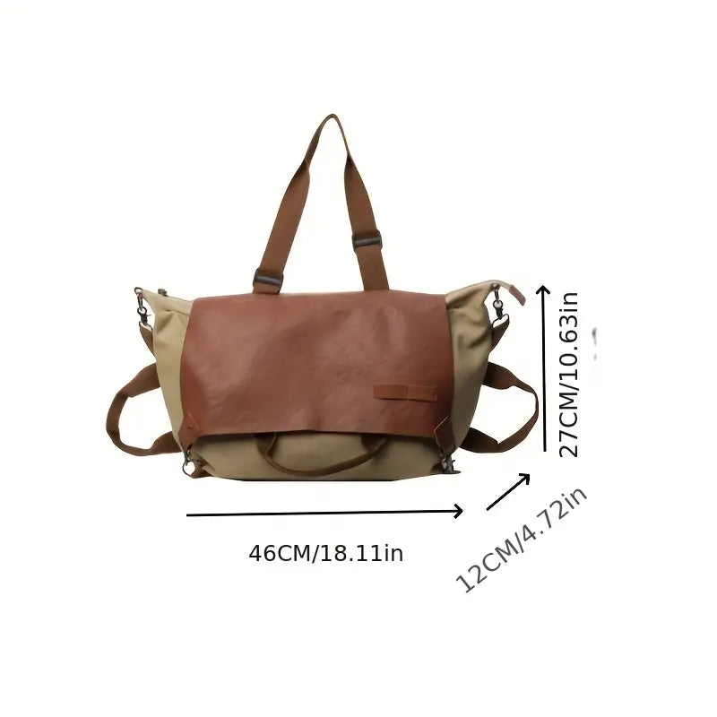 Clara | Women's Retro Canvas Large Capacity Crossbody Messenger Bag