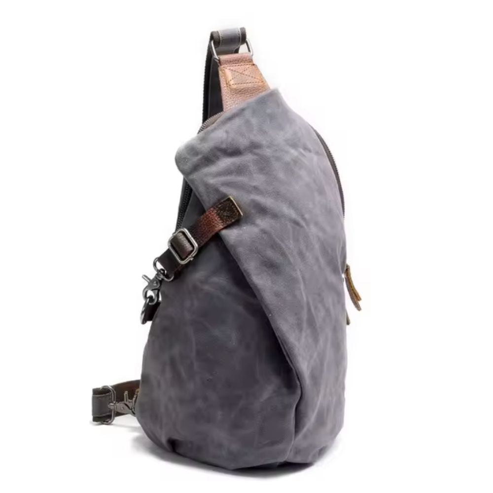 Genesis | Men's Vintage Waxed Canvas Men's Crossbody Bag