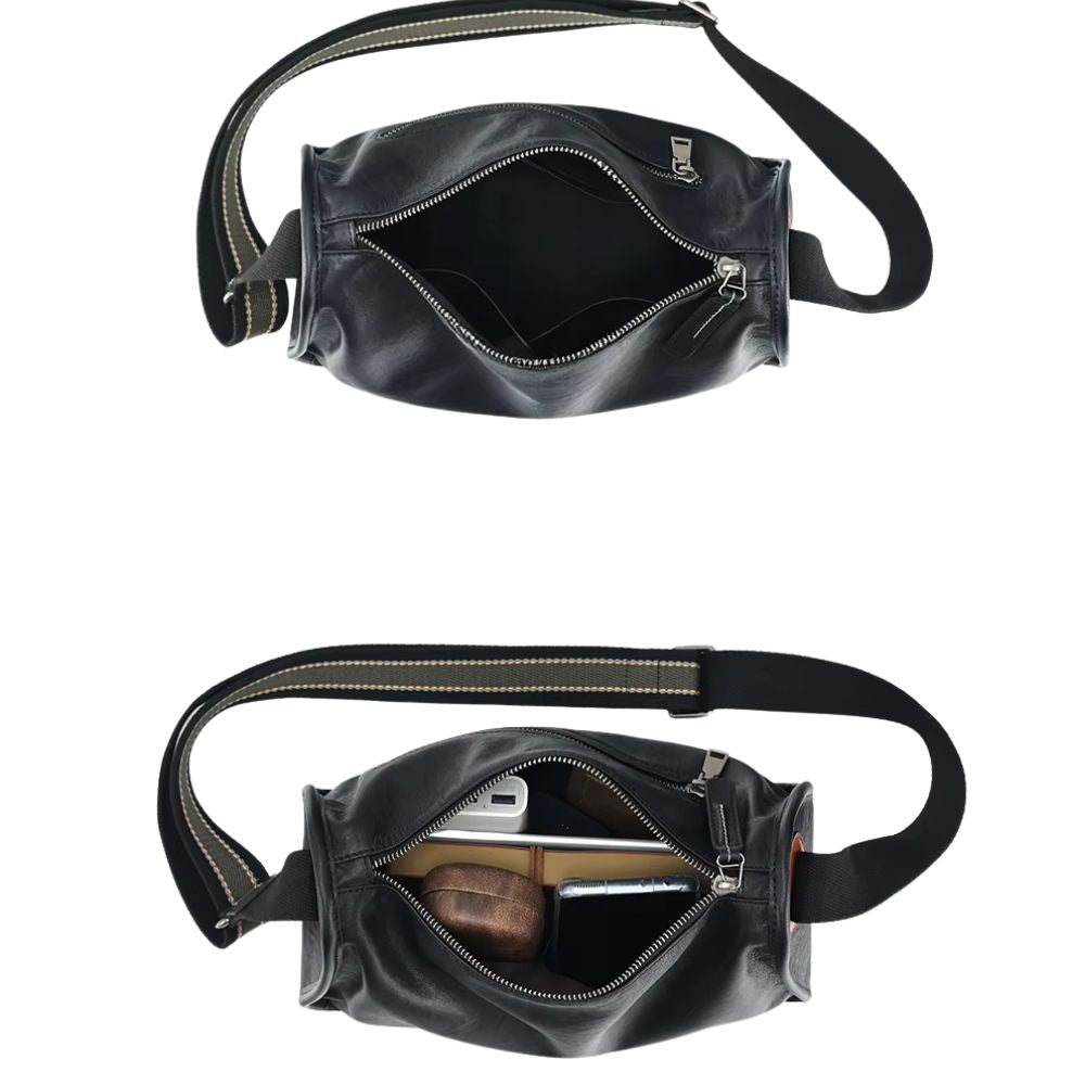 Luca | Men's Genuine Leather Travel Crossbody Messenger Bag