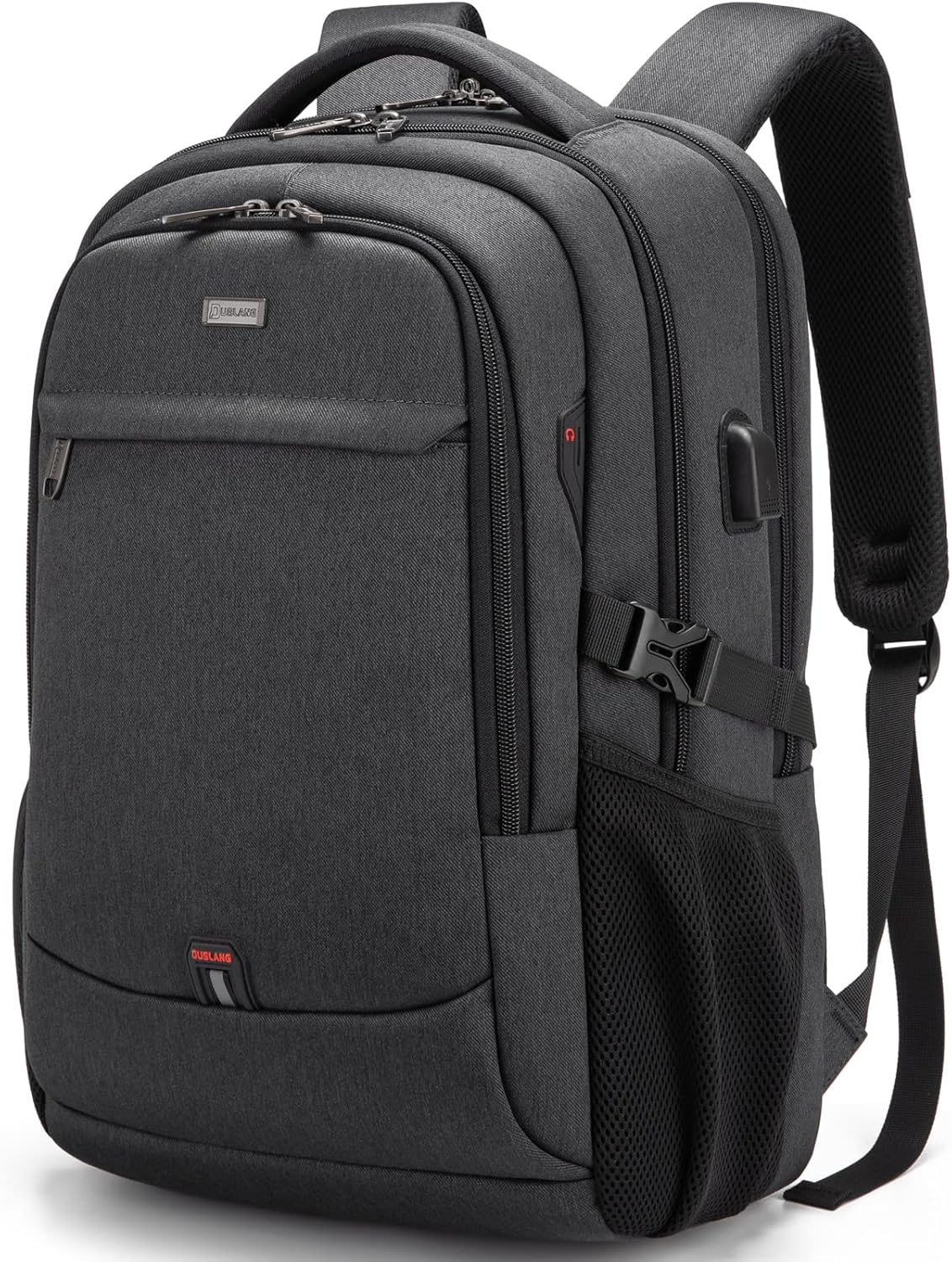 Large Travel Laptop Backpack with USB Port and Secure Multi-Pocket Design