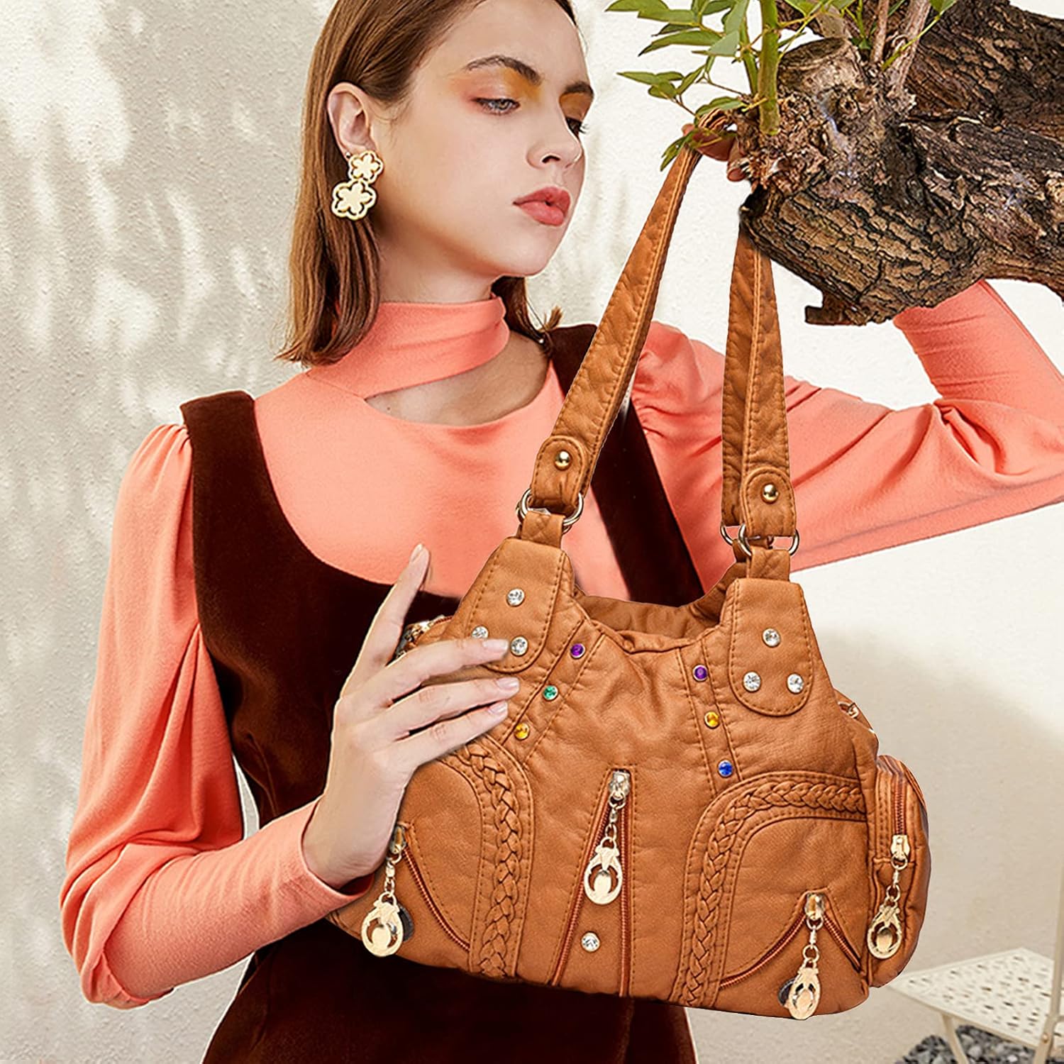 Gianna | Women's Chic Crossbody Handbag | Multi-Pocket Design