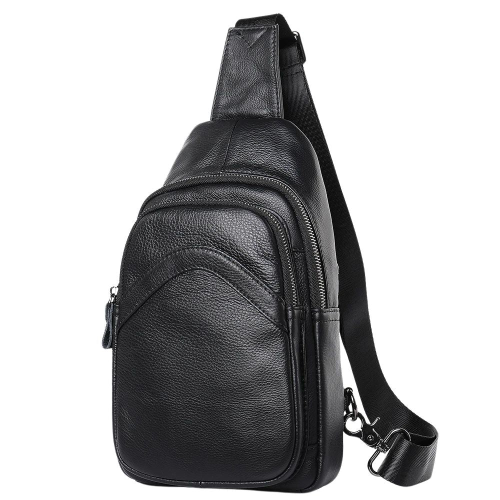 Stevie | Men's Leather Travel Crossbody Bag