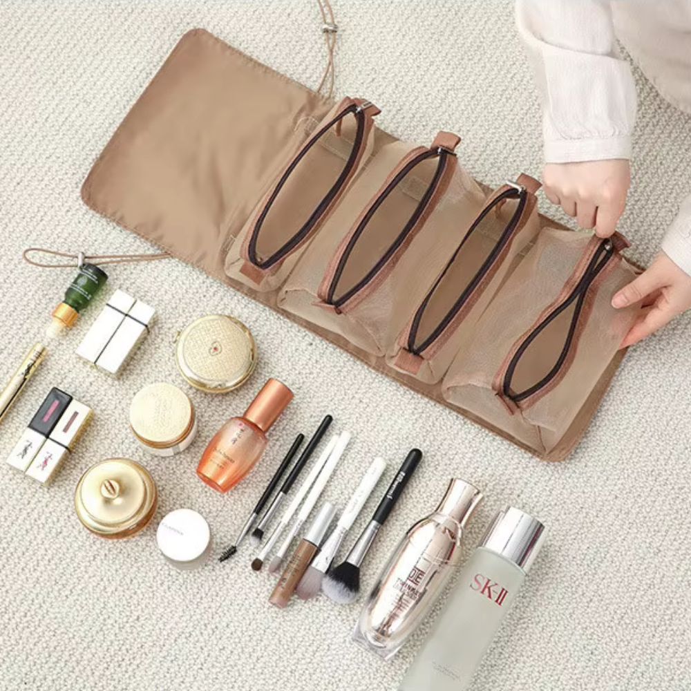 Nova | 4-in-1 Women's Hanging Travel Toiletry Cosmetic Makeup Bag
