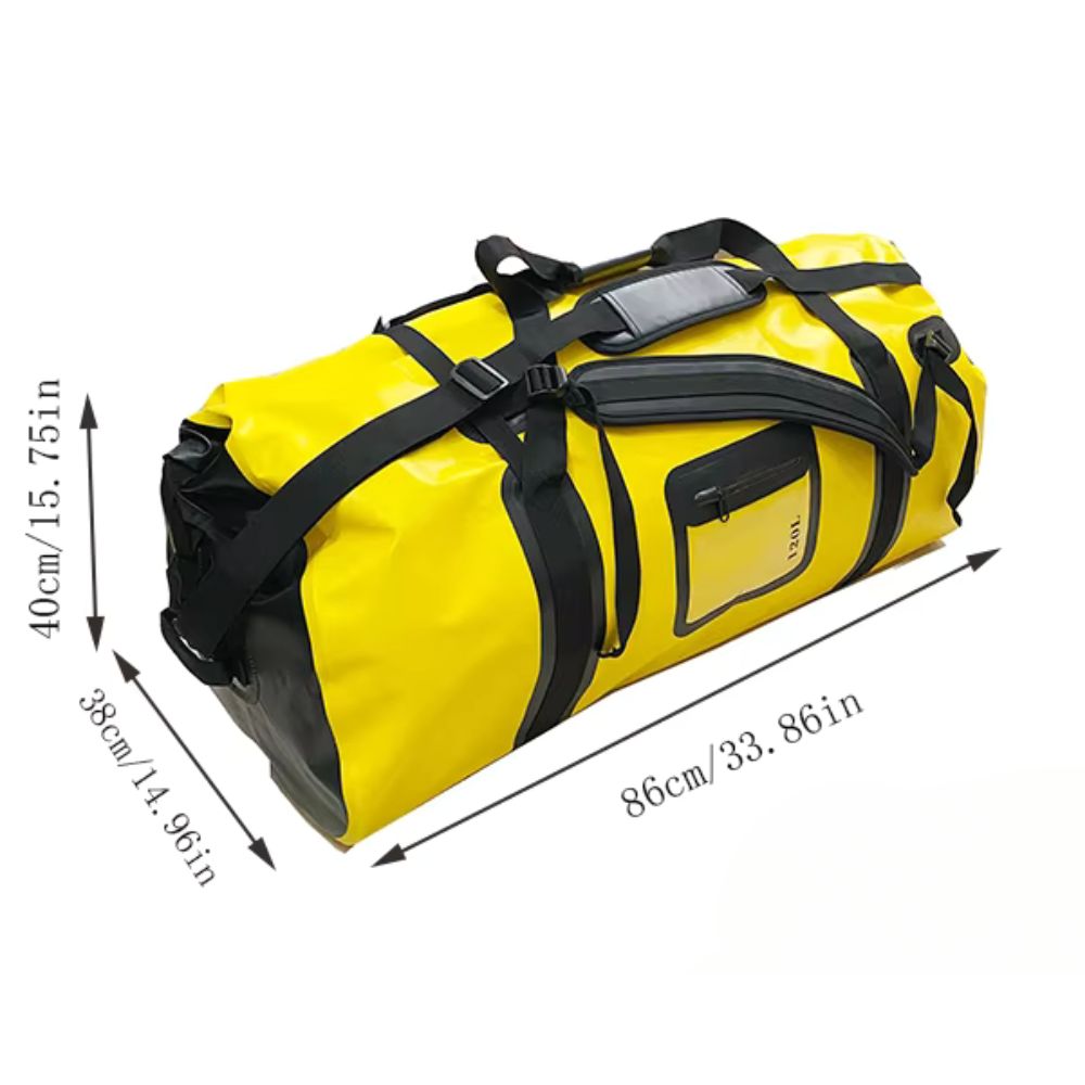 Murphy | Men's 120L Heavy-Duty Waterproof Outdoor Weekender Travel Sports Duffle Bag