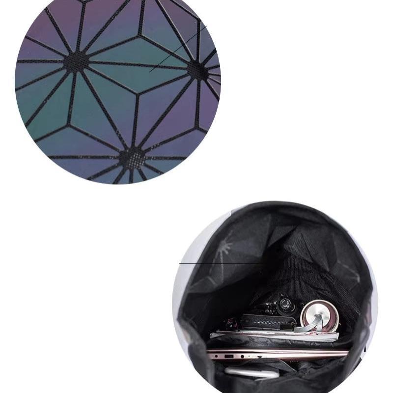 Sophie | Women's Luminous Geometric Large Travel Hiking Laptop Backpack