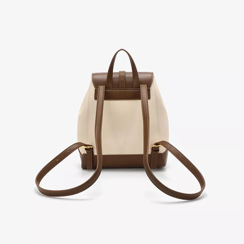 Alea | Women's Vintage Leather Drawstring Backpack