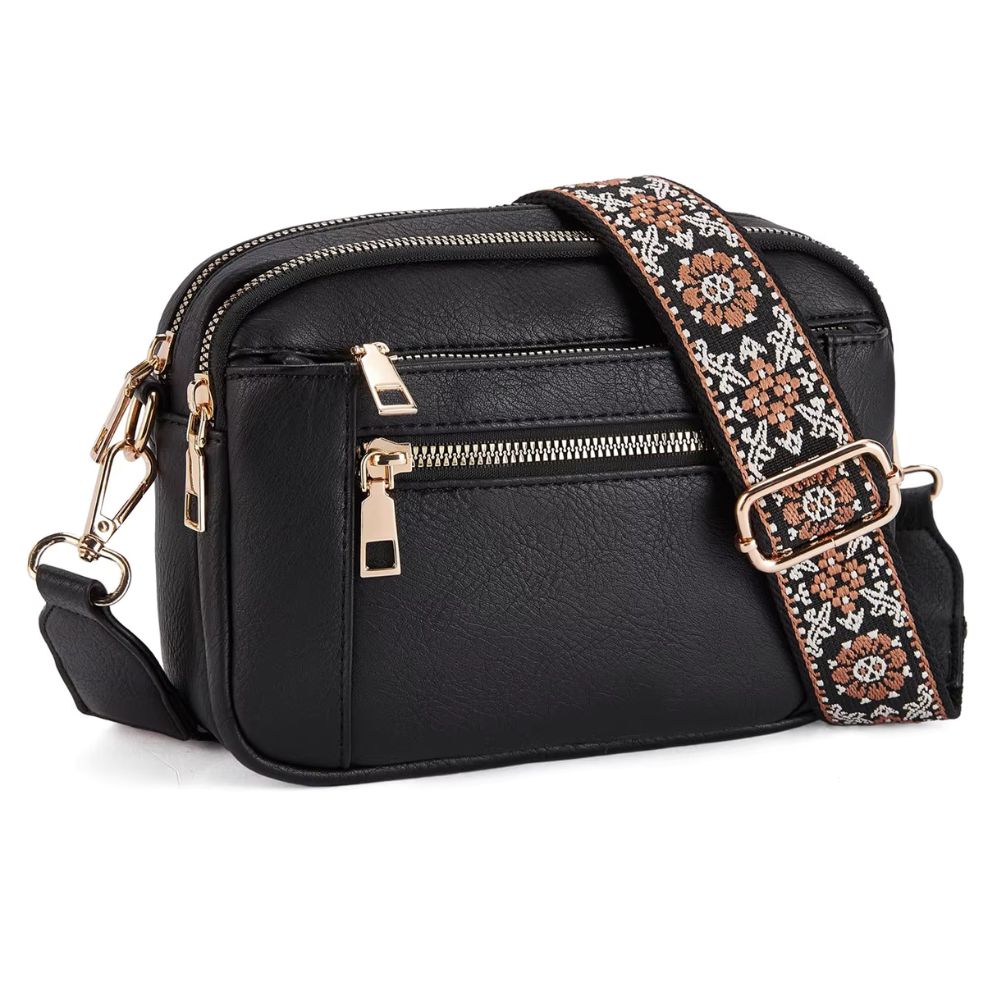 Lena | Quilted Vegan Women's Leather Travel Crossbody Bag