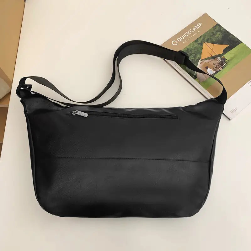 Mason | Men's Retro Leather Large Crossbody Chest Travel Bag