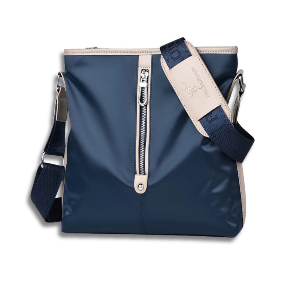 Men's Multi-Compartment Oxford Travel Crossbody Bag