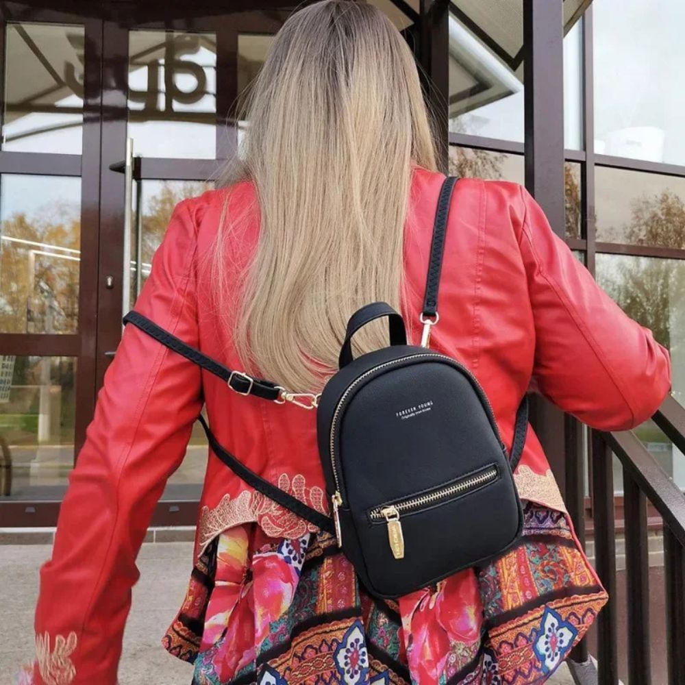 Lily | Women's Mini Faux Leather Backpack