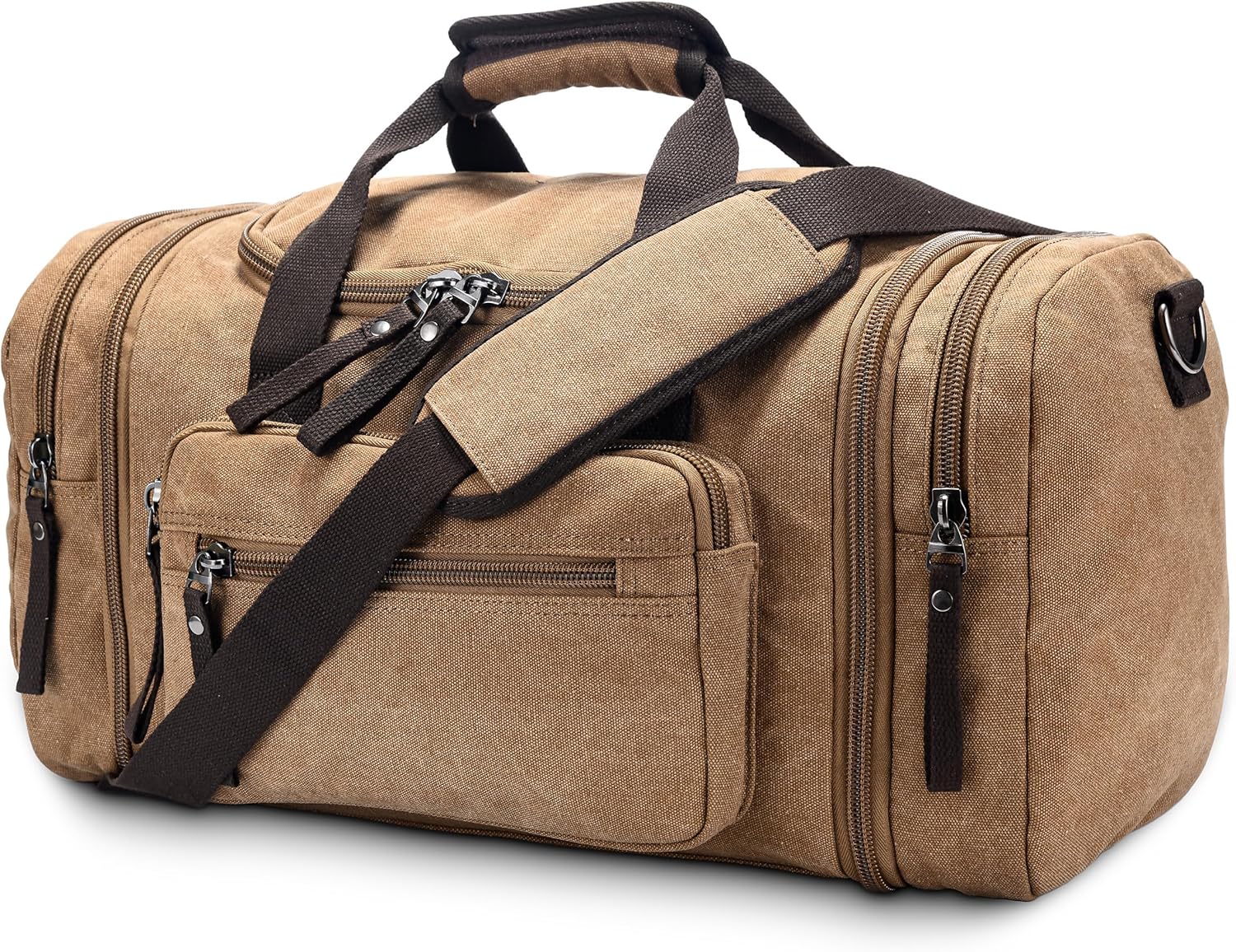Canvas Expandable Weekender Duffle Bag