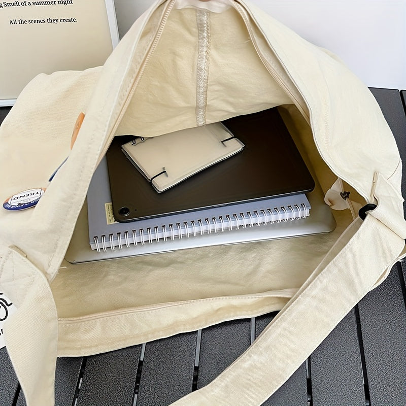 Hailey | Women's Large Canvas Crossbody Bag